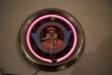 A&W Battery Operated Neon Clock