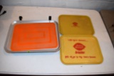 Dine In Tray That Clips On Window And (2) Dairy Queen Trays