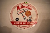 Steel McDonalds Coast To Coast Sign, 12''