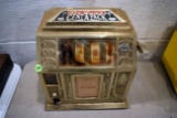 Deluxe Cent-A-Pack, Three Of A Kind Wins, Tabletop Gum Dispenser, With Distorted Lens, 12'' Tall By