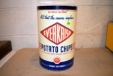 Everkrisp Potato Chip Tin, 11'' Tall