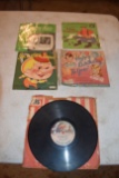 Assortment Of Childrens 78 Records, 45 Records, (5) Total