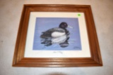 LeMaster Artist Proof 1982 Duck Print In Frame, 16'' Wide By 15'' Tall