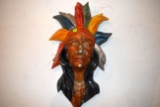 Pot Metal Allen Hirschell Company Painted Native American