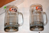 (8) A&W Large Mugs