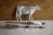 Pot Metal Cow 14.5'' Long By 9'' Tall,  With 21.5'' Vane And 19'' Vane