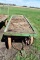 10'x39'' Wooden Wheeled Steel Banded Baggage Cart