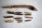 Assortment Of Knives, Forest Master, Trojan Seed Corn, (14) Total