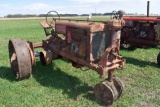 Farmall F-20 Tractor, Motor Is Stuck, Mag, Narrow Front, Belt Pully, PTO, On Steel Flat Spokes, Non