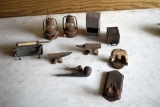 Candy Containers, Match Safe, Pipe, Small Anvils, Childs Ringer, Match Safe