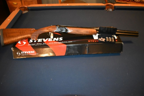 Stevens Savage Arms Inc. Model 555, Over/Under, 20 ga. 2 3/4 and 3"  With 5 Chokes, KOFS Turkey Addi