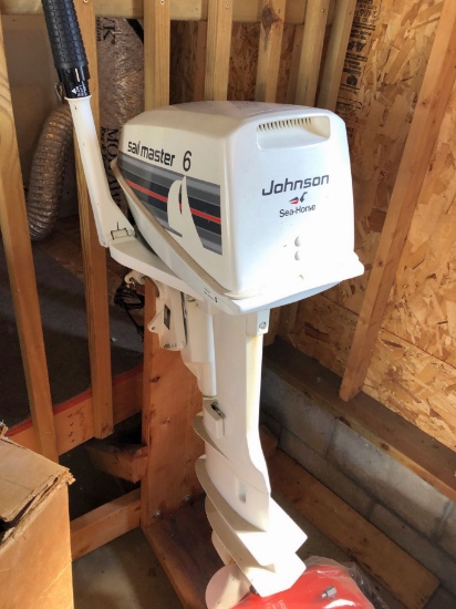 Johnson Sailmaster 6 HP Tiller Boat Motor