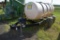 1200 Gallon Poly Tank Water Wagon, Tandem Axle Tr