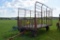 H&S 9' x 16' Bale Throw Rack With H & S 8 Ton