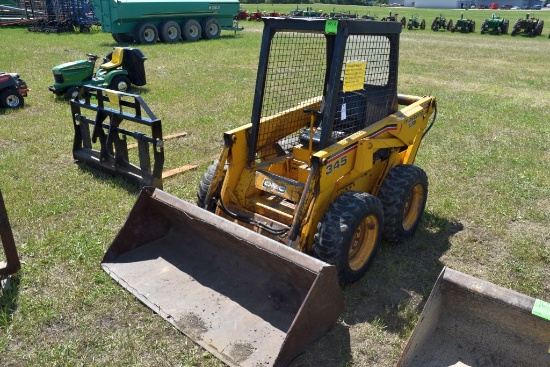 Mustang 345 Skid Loader, T Bar Steer,
