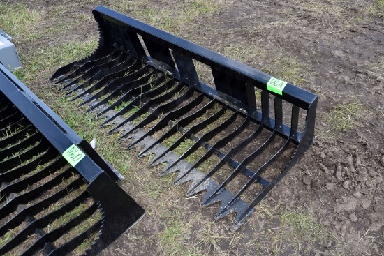 New Brute 85" Rock Bucket, Universal Skid Loader