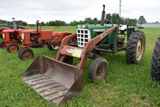 Oliver 770 Gas Tractor, New Idea 304 Hyd. Loader,