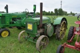 John Deere D Tractor, Steel Wheels Front & Back,