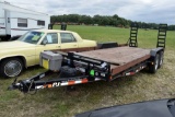 2011 PJ Flatbed Trailer, 20' Bed With 5' Ramps 84