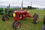 Farmall B Gas Tractor, Narrow Front, 11.2x24 Tire