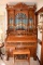 Story And Clark Ornate Oak Pump Pipe Organ With Stool
