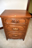 The Davis Cabinet Company From Nashville, Aged Walnut Comode/Night Stand