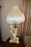 (2) Matching Statue Side Lamps