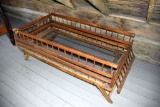 Antique Childs Bed With Sides