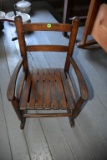 Wooden Childs Rocking Chair