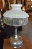 Kerosene Lamp With Glass Shade