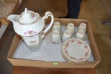 Hand Painted Porcelain Chocolate Set