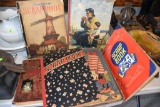 Large Assortment Of Scrapbooks, With Holiday Cards, Local Advertising Items, Religious, Newspaper Ar