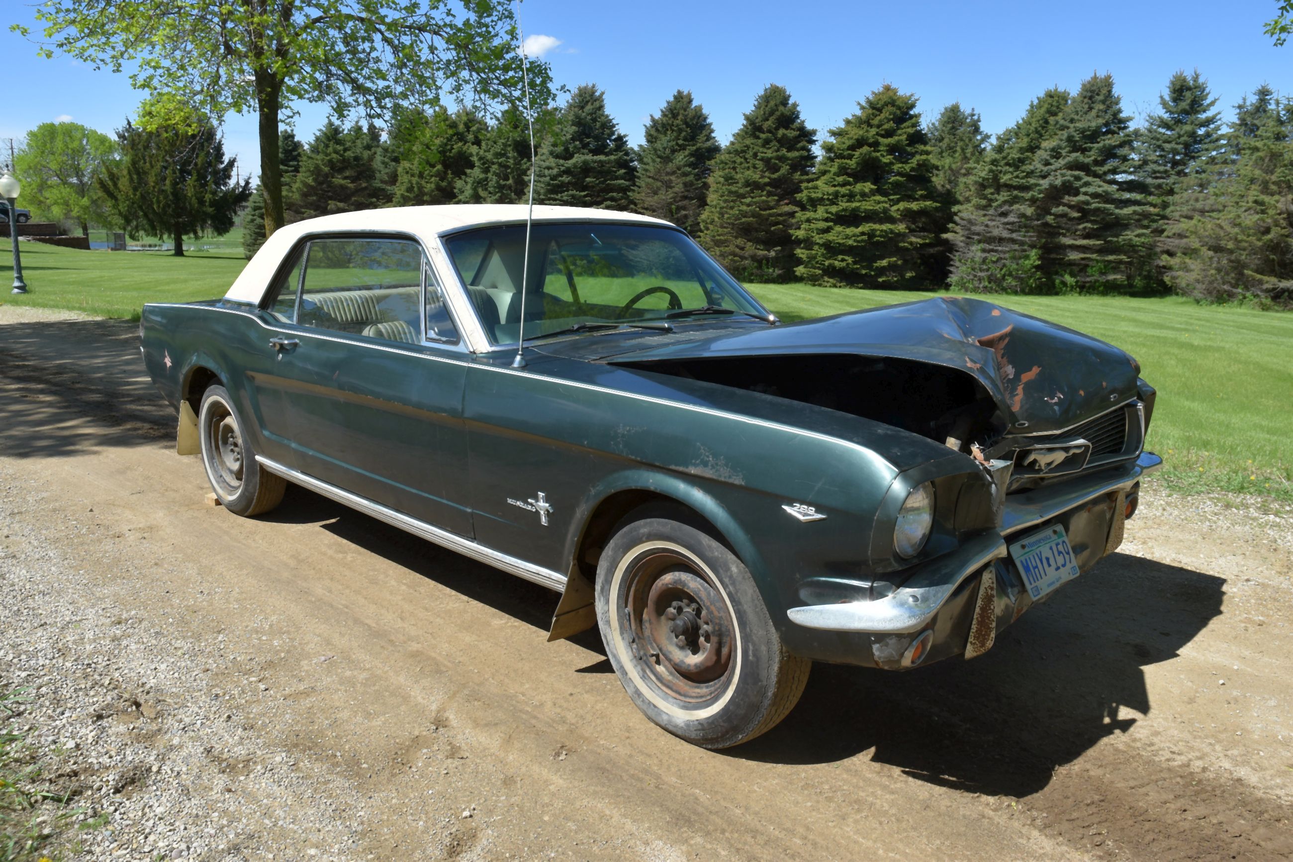 1965 Ford Mustang With Pony Interior 289 Auto Motor Stuck