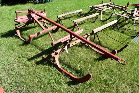 Wooden Horse Drawn Cutter With Pole