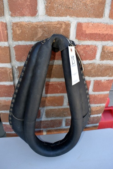 19" Horse Collar With Buck Stitching, Brand New Never Used