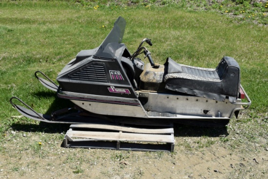 1971 Artic Cat Puma 440 Snowmobile, Motor Free, Non Running, SN:2010183, Kawasaki Motor, Bill Of Sal