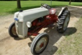 1952 Ford 8N Tractor, 3pt, Fenders, No Center Link, No Draw Bar, Runs Good, Front Grille Guard