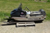 1972 Artic Cat Cheetah 399 Snowmobile, SN: 2086761, Motor Free, Non Running, Kawasaki Motor, Elecrti