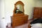 Nice Vaughan Basset Oak Dresser With Mirror 64'' Long, PICK UP ONLY,SEE DATES/TIMES ABOVE IN NOTES,
