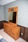 Matching Dresser With Mirror, 62'' Long, 6 Drawer, PICK UP ONLY,SEE DATES/TIMES ABOVE IN NOTES, NO S