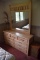 Nice Pine Dresser With Mirror, 7 Drawer, PICK UP ONLY,SEE DATES/TIMES ABOVE IN NOTES, NO SHIPPING AV