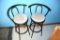 2 Matching Bar Stools, PICK UP ONLY,SEE DATES/TIMES ABOVE IN NOTES, NO SHIPPING AVAILABLE FOR THIS I
