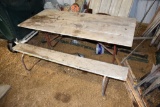 Wooden Picnic Table, PICK UP ONLY,SEE DATES/TIMES ABOVE IN NOTES, NO SHIPPING AVAILABLE FOR THIS ITE