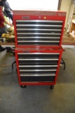 Homak 10 Drawer Top And Bottom Tool Box, PICK UP ONLY,SEE DATES/TIMES ABOVE IN NOTES, NO SHIPPING AV