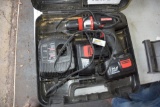 Craftsman 14.4 Volt Cordless Drill, 2 Batteries And Charger,
