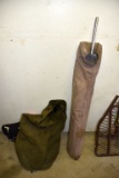 Army Bag And Pole Tent