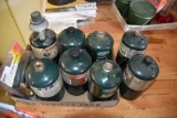 (8) Coleman Propane Cylinders, Some Full, Some Empty