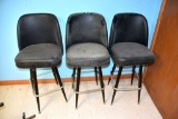 3 Matching Bar Stools, PICK UP ONLY,SEE DATES/TIMES ABOVE IN NOTES, NO SHIPPING AVAILABLE FOR THIS I