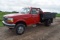 1992 Ford F350 XLT 4x4 Flat Bed Pick Up, 7.3L Non Turbo Diesel, 110,935 Miles Showing, Auto, Ag Hitc