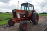 IHC 1486 2WD Tractor, 18.4x38 Tires With Axle Mount Duals, 3pt, 540/1000 PTO, 2 Hyd, Full Cab, 7,523